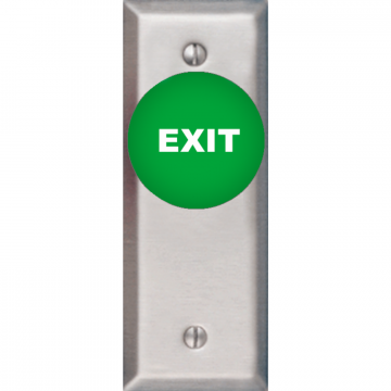 SDC 430 Series Narrow Mount Mushroom Exit Button